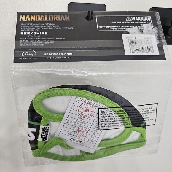 New Disney Boys Kids Childrens Stat War Cloth face masks Ages 4+ - Picture 2 of 2